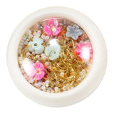 Max 3D Nail Art Decoration Flowers Gemstones Nail Tips Rhinestones Charms 02