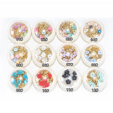 Max 3D Nail Art Decoration Flowers Gemstones Nail Tips Rhinestones Charms 07