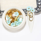 Max 3D Nail Art Decoration Flowers Gemstones Nail Tips Rhinestones Charms 12