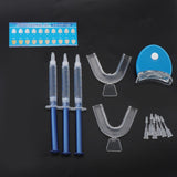 Maxbell Teeth Whitening Gel Kit Tooth Bleaching Whitener 3 Gel Pen+2x Tray+LED Light