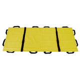 Emergency Patient Mover Transport Unit Roll Stretcher w/ 12 Handles Yellow