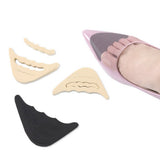 Maxbell 5 Pair Forefoot Insert Toe Plug Front Top Shoes Filler Adjustable Black