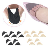 Maxbell 5 Pair Forefoot Insert Toe Plug Front Top Shoes Filler Adjustable Black