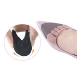 Maxbell 5 Pair Forefoot Insert Toe Plug Front Top Shoes Filler Adjustable Black