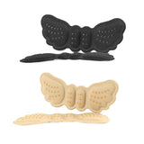 Maxbell 3 Pairs Anti-Slip Shoe Inserts Heel Grips Pad Insoles Liner Cushions Black Thin