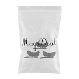 Maxbell 3 Pairs Anti-Slip Shoe Inserts Heel Grips Pad Insoles Liner Cushions Black Thin