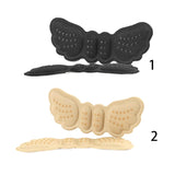 Maxbell 3 Pairs Anti-Slip Shoe Inserts Heel Grips Pad Insoles Liner Cushions Black Thin