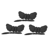 Maxbell 3 Pairs Anti-Slip Shoe Inserts Heel Grips Pad Insoles Liner Cushions Black Thin