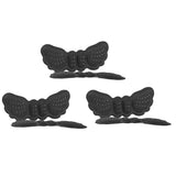 Maxbell 3 Pairs Anti-Slip Shoe Inserts Heel Grips Pad Insoles Liner Cushions Black Thin