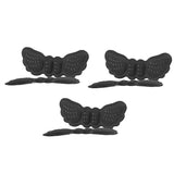 Maxbell 3 Pairs Anti-Slip Shoe Inserts Heel Grips Pad Insoles Liner Cushions Black Thin