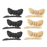 Maxbell 3 Pairs Anti-Slip Shoe Inserts Heel Grips Pad Insoles Liner Cushions Black Thick