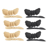 Maxbell 3 Pairs Anti-Slip Shoe Inserts Heel Grips Pad Insoles Liner Cushions Black Thick