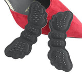 Maxbell 3 Pairs Anti-Slip Shoe Inserts Heel Grips Pad Insoles Liner Cushions Black Thick