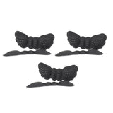 Maxbell 3 Pairs Anti-Slip Shoe Inserts Heel Grips Pad Insoles Liner Cushions Black Thick