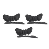 Maxbell 3 Pairs Anti-Slip Shoe Inserts Heel Grips Pad Insoles Liner Cushions Black Thick