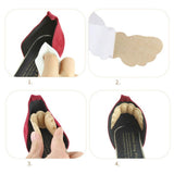 Maxbell 3 Pairs Anti-Slip Shoe Inserts Heel Grips Pad Insoles Liner Cushions Black Thick