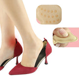 Maxbell 3 Pairs Anti-Slip Shoe Inserts Heel Grips Pad Insoles Liner Cushions Beige Thick