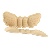 Maxbell 3 Pairs Anti-Slip Shoe Inserts Heel Grips Pad Insoles Liner Cushions Beige Thick