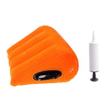Maxbell Inflatable Triangle Pillow Couples Love Pad Cushion Mat Furniture Orange