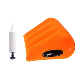 Maxbell Inflatable Triangle Pillow Couples Love Pad Cushion Mat Furniture Orange