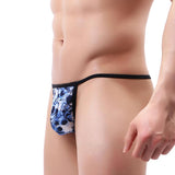 Maxbell Fashion Skull Printed Men T Back Pouch Thongs G String Briefs Underwears