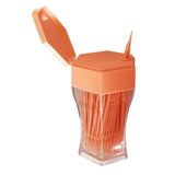 Maxbell 200Pcs Double Head Interdental Brush Dental Floss Teeth Oral Clean  Rose Red