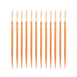 Maxbell 200Pcs Double Head Interdental Brush Dental Floss Teeth Oral Clean  Rose Red