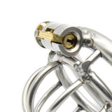Maxbell Male Chastity Device Stainless Steel Chastity Cage Lock Muscle Training 45mm