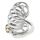 Maxbell Stainless Steel Male Chastity Cage Belt Device Penis Lock Ring Belt 45mm