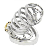 Maxbell Stainless Steel Male Chastity Cage Belt Device Penis Lock Ring Belt 45mm