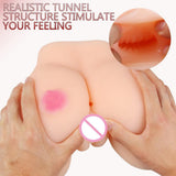 Max Maxb Large Flexible Double Channel Realistic Vagina Anal Male Love Doll Adult Toy