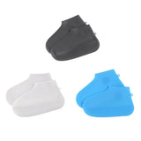 Maxbell Resuable Silicone Overshoes Rain Waterproof Shoe Cover Boot Protect Black S