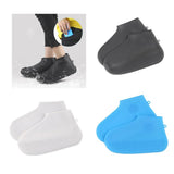 Maxbell Resuable Silicone Overshoes Rain Waterproof Shoe Cover Boot Protect Black S