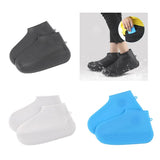 Maxbell Resuable Silicone Overshoes Rain Waterproof Shoe Cover Boot Protect Black S