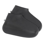 Maxbell Resuable Silicone Overshoes Rain Waterproof Shoe Cover Boot Protect Black S
