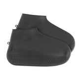 Maxbell Resuable Silicone Overshoes Rain Waterproof Shoe Cover Boot Protect Black S