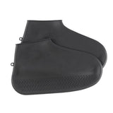 Maxbell Resuable Silicone Overshoes Rain Waterproof Shoe Cover Boot Protect Black S