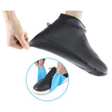 Maxbell Resuable Silicone Overshoes Rain Waterproof Shoe Covers Boot Protector  L
