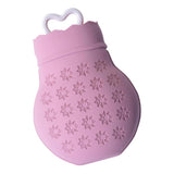 Max Maxb Silicone Hot Water Bottle Winter Warm Relaxing Heat Cold Therapy Purple 01