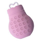 Max Maxb Silicone Hot Water Bottle Winter Warm Relaxing Heat Cold Therapy Purple 01