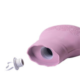 Max Maxb Silicone Hot Water Bottle Winter Warm Relaxing Heat Cold Therapy Purple 01