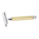 Maxbell Classic Manual Safety Razors Double Edge Shaver for Men Daily Shaving Golden