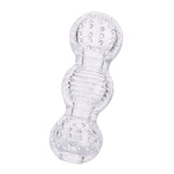 Maxbell Clear Silicone Men Delay Lasting Trainer Exerciser Expander Massager Toy 02