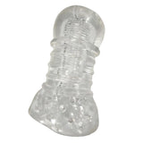 Maxbell Clear Silicone Men Delay Lasting Trainer Exerciser Expander Massager Toy 05