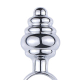 Maxbell Aluminum Alloy Anal Butt Plug Backcourt Pull Beads Adult Toys with Ring Threaded