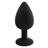 Maxbell Silicone Anal Butt Backcourt Plug Sex Stopper Adult Sex Toys for Men/Women Black L