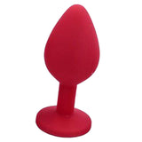 Maxbell Silicone Anal Butt Backcourt Plug Sex Stopper Adult Sex Toys for Men/Women Red M