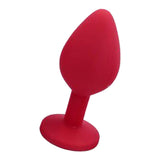 Maxbell Silicone Anal Butt Backcourt Plug Sex Stopper Adult Sex Toys for Men/Women Red M