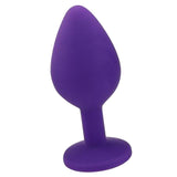 Maxbell Silicone Anal Butt Backcourt Plug Sex Stopper Adult Sex Toys for Men/Women Purple M