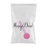 Maxbell Silicone Smart Kegel Ben Wa Geisha Ball Vaginal Tightening Exerciser Pink